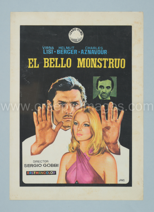Der letzte Tanz des blonden Teufels / Un beau monstre - Spanischer Werberatschlag